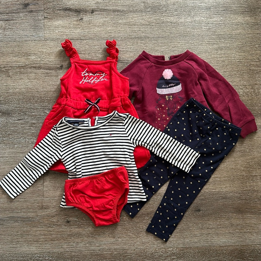 2 Pairs Tommy Hilfiger Baby Girl Size 24 months